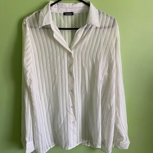 Sheer White Blouse